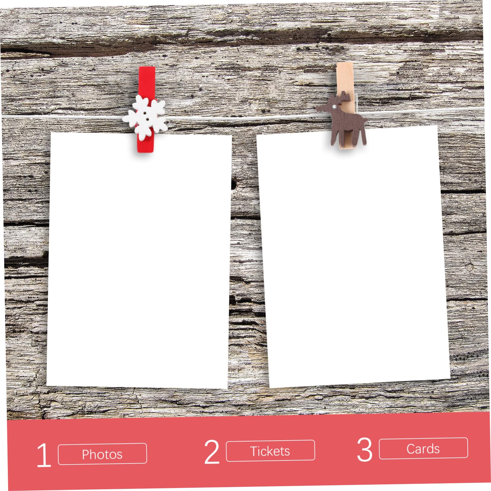 PRETYZOOM 625 STK Cartoon-fotohalter Mini-weihnachtswäscheklammern Mini-wäscheklammer Für Foto Weihnachts-mini-fotoclips Cartoon-fotoclips Weihnachts-memo-Clips Eisen