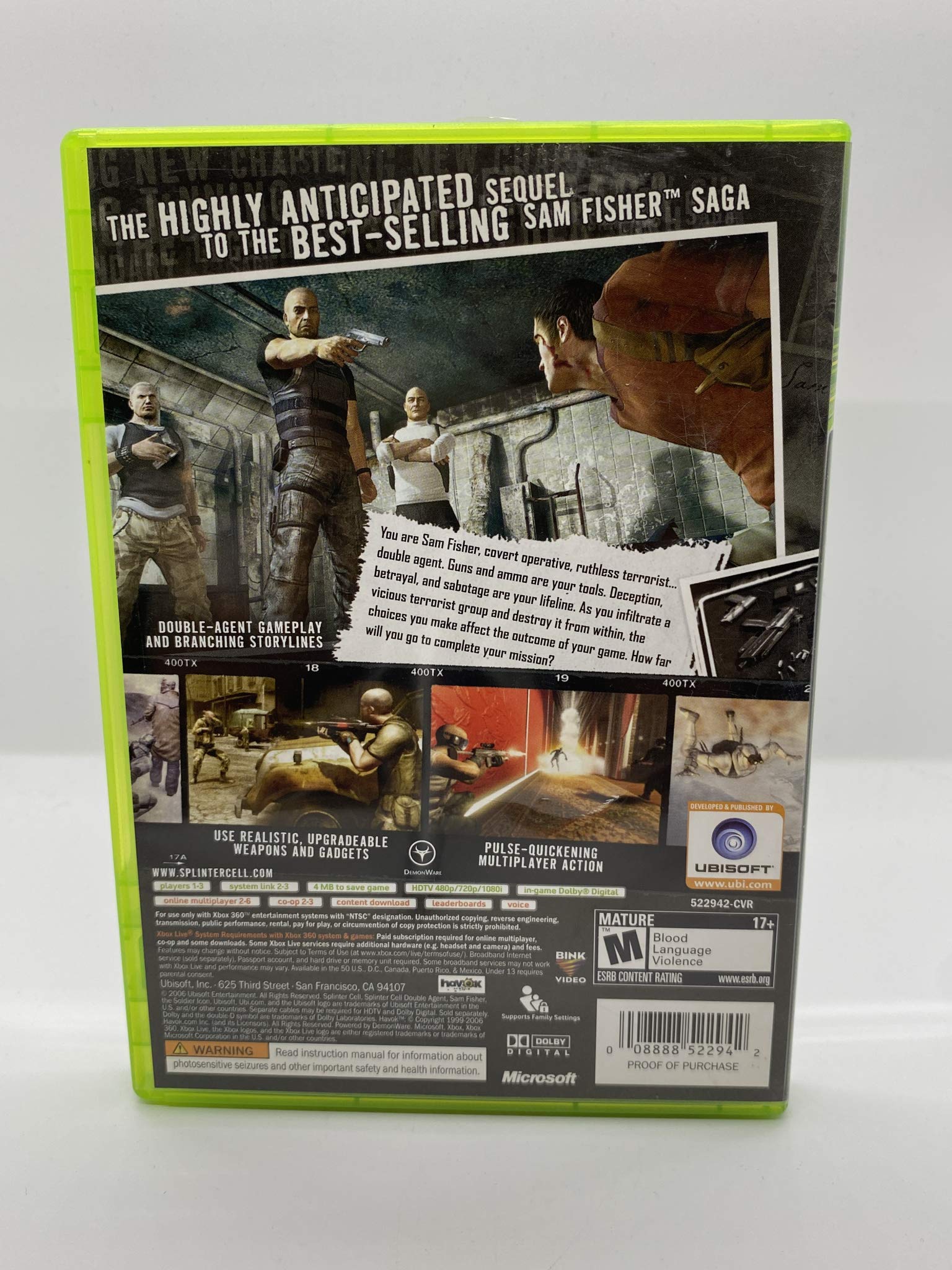 Splinter Cell Double Agent sur PlayStation 2