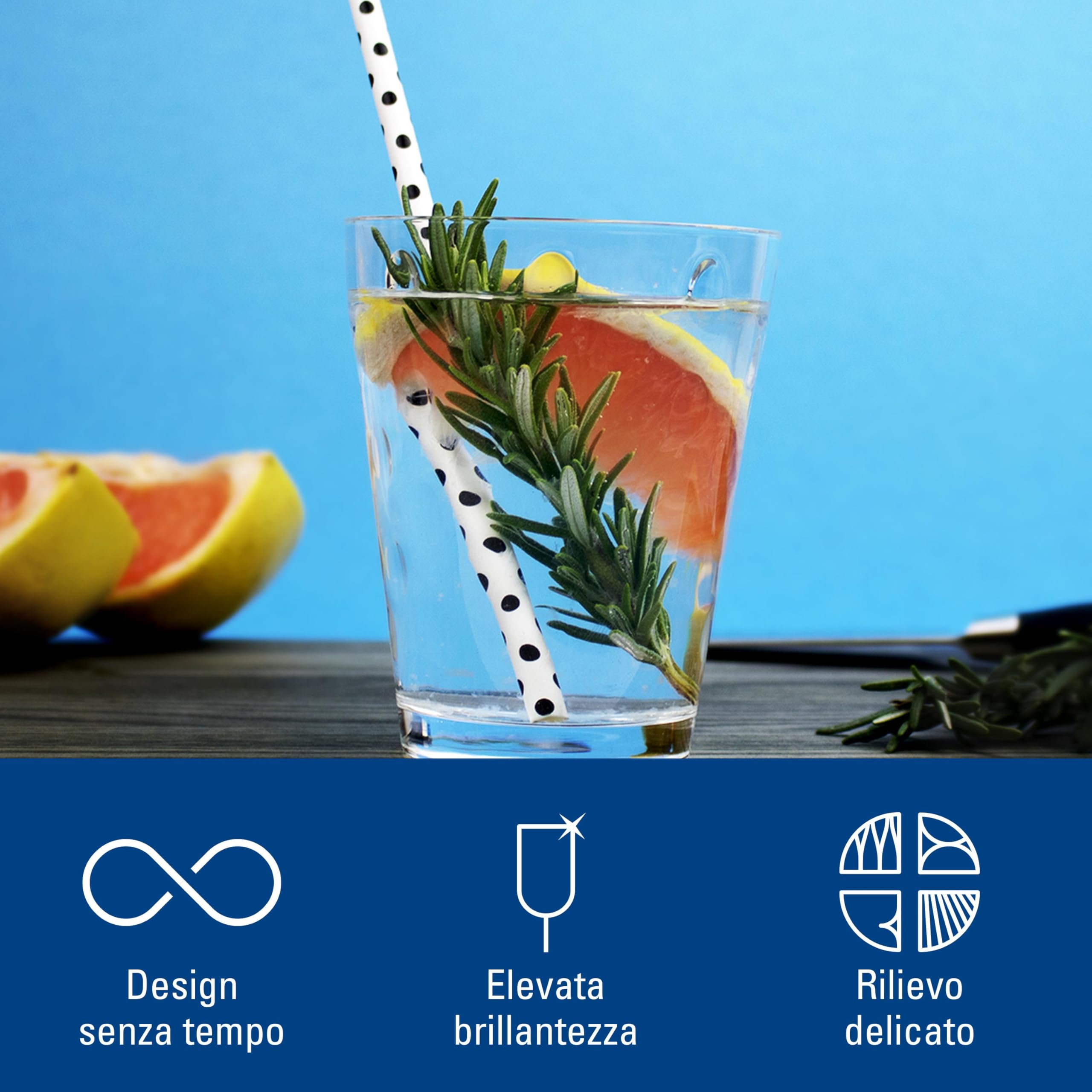 Villeroy & Boch - Dressed Up Bicchiere Da Acqua Set di 4 Trasparente, Lavabile in Lavastoviglie, Bicchieri Drink, Bicchiere di Succo, Set Bicchier, Cristallo