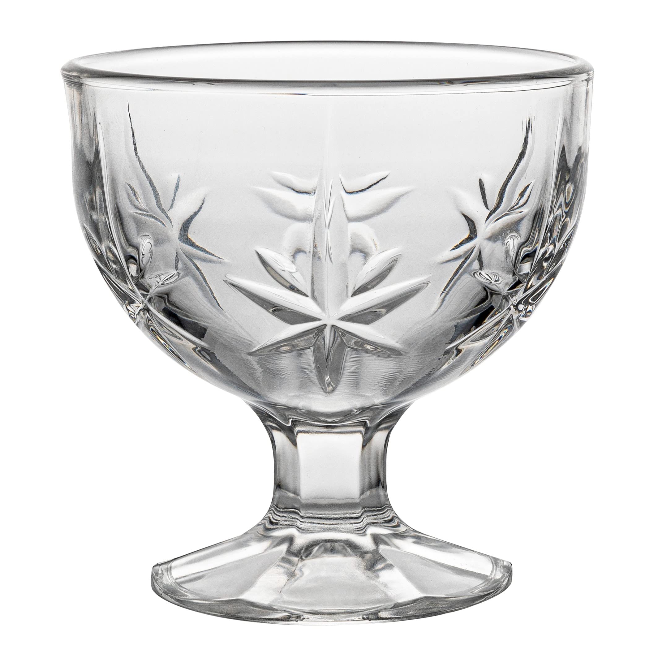 Topkapi 251.207 Sonia - Juego de 6 vasos de cristal para helado (300 ml)