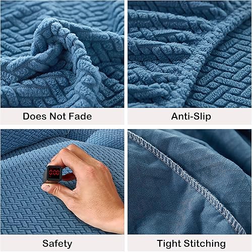 Miniatura 5 de Funda universal para sofá resistente al desgaste, fundas elásticas para sofá modular en forma de L, funda seccional izquierda y derecha, fundas de