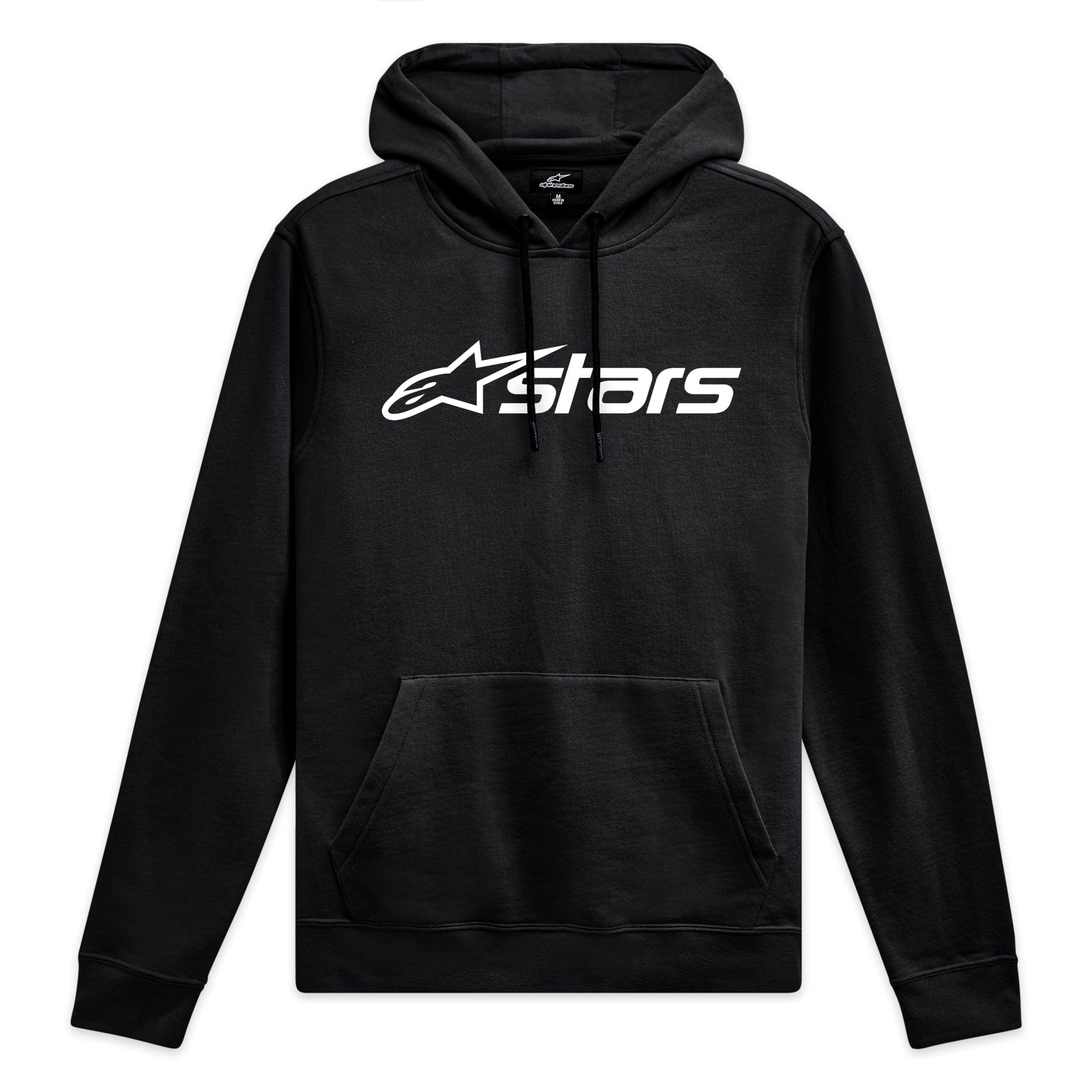 Alpinestars Męska bluza z kapturem, Czarny/Biały, XL