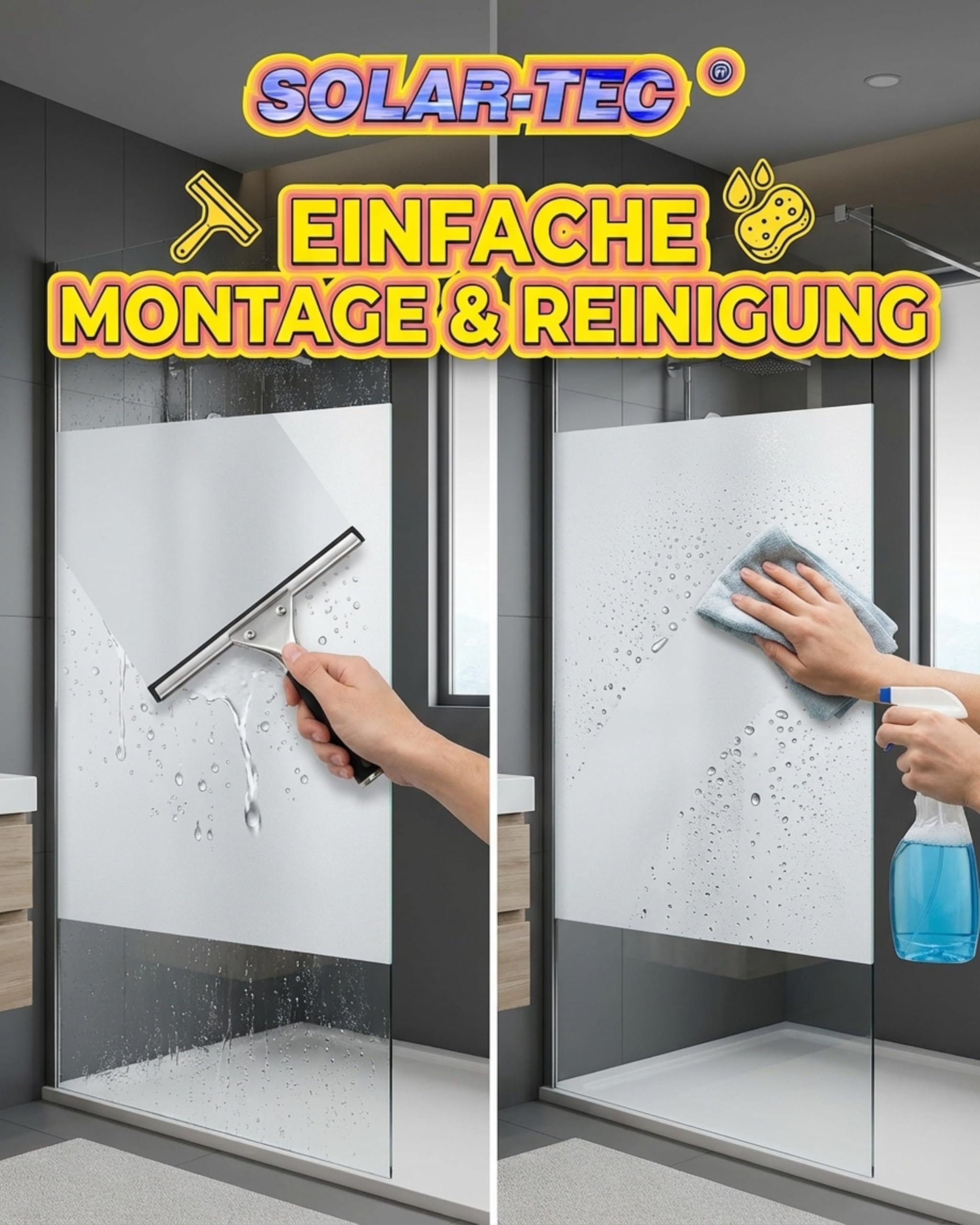 Sichtschutz-Folie - Selbstklebende Fensterfolie - Blickdichte Milchglasfolie - Klebefolie - UV-Schutz Glasfolie - seidenmatt - 76 x 600 cm