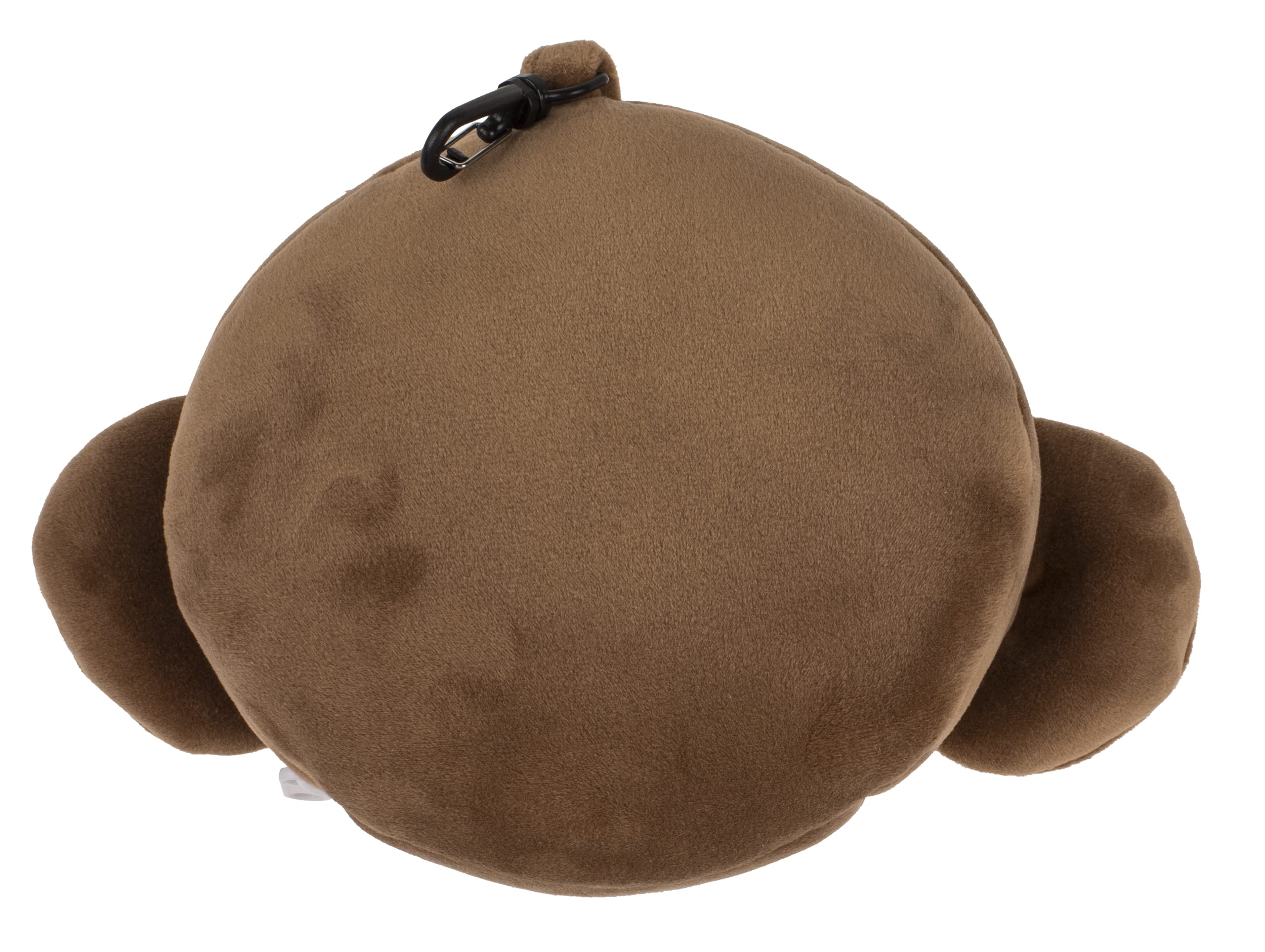 Cuscino Da Viaggio In Peluche A Forma Di Scimmia Con Maschera Per Gli Occhi Integrata, 13x22x10 Cm, Morbido E Compatto - 4