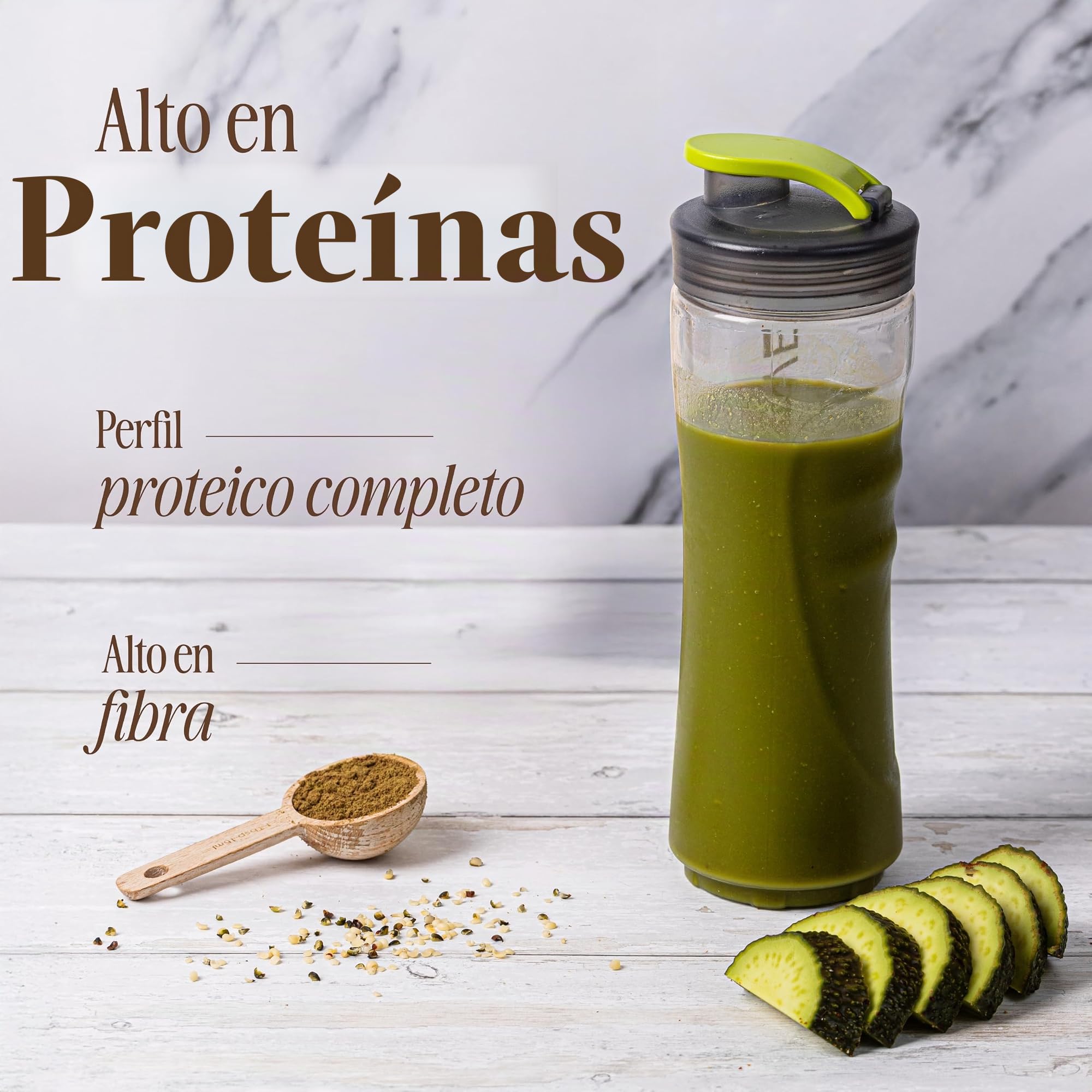 Sevenhills Wholefoods Proteína De Cáñamo Cruda En Polvo Orgánico 3kg