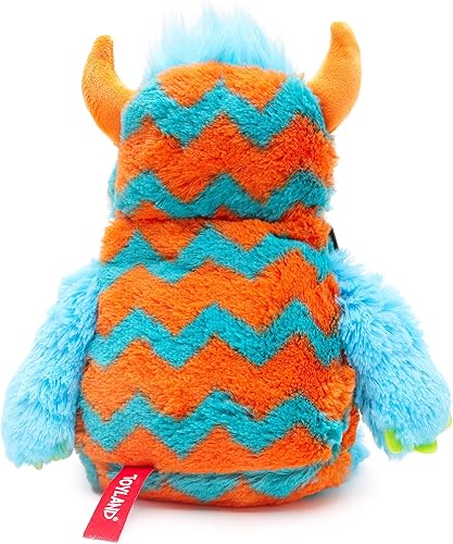 Miniatura 4 de Toyland® 9" (23cm) juguete de peluche de monstruo de preocupación de color azul y naranja - Le encanta comer sus preocupaciones