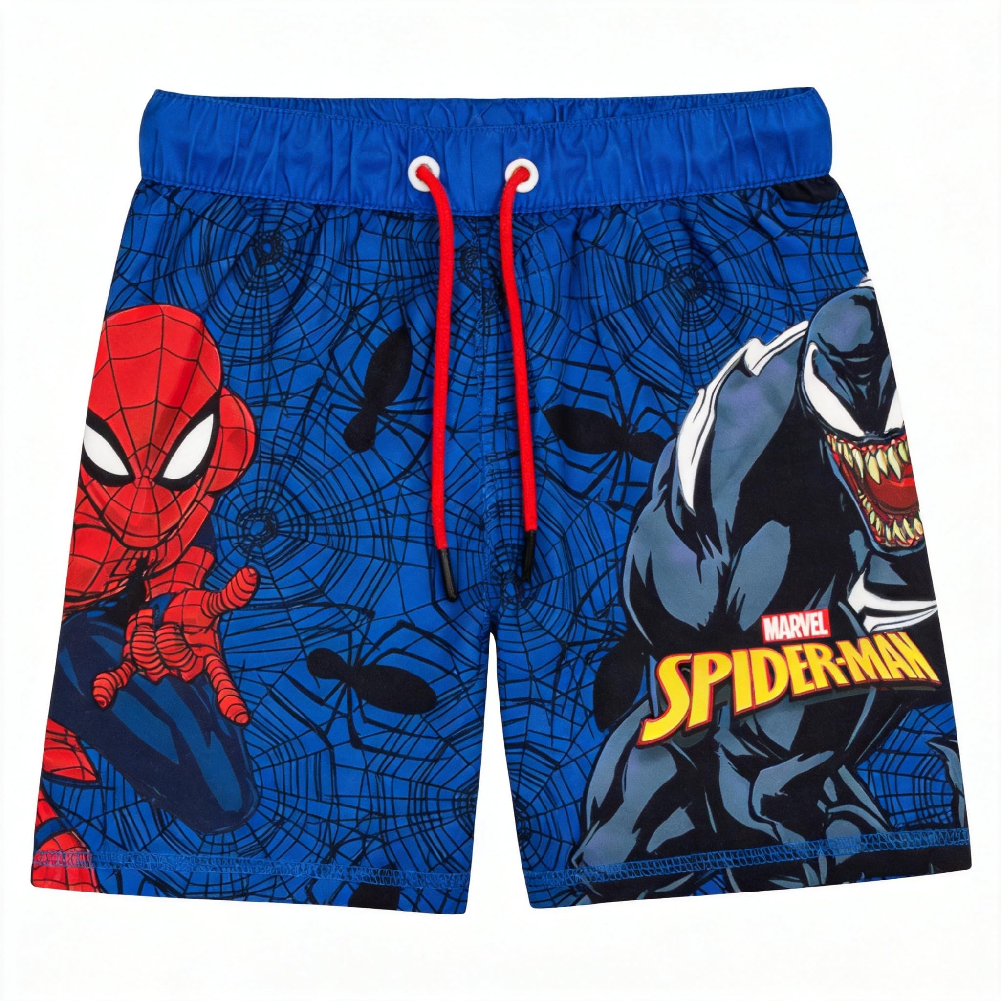 Marvel Boys Red Spiderman Swim Shorts Age 2-3 Years