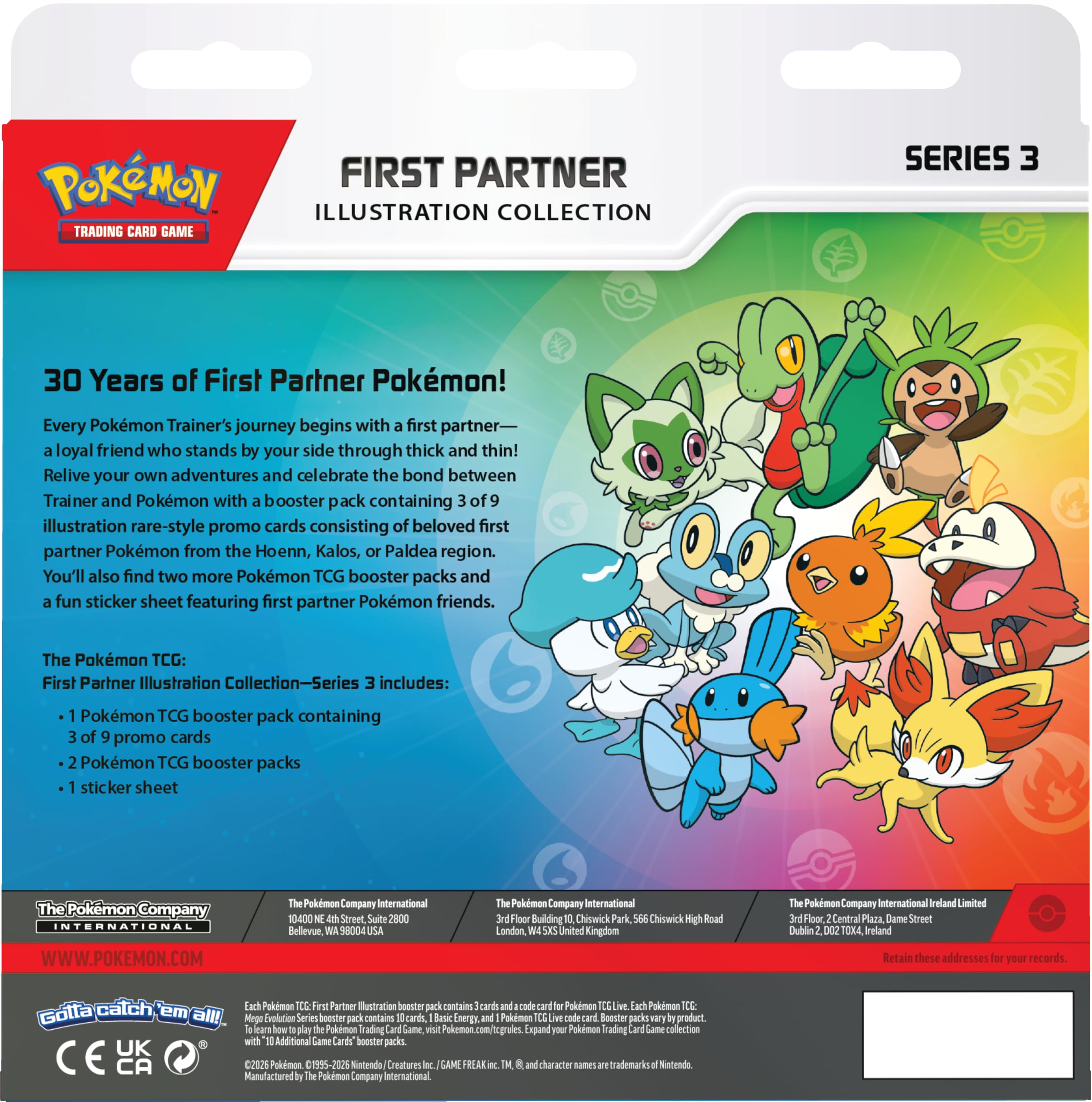 Pokémon TCG: First Partner Illustration Collection—Series 3 : Toys & Games