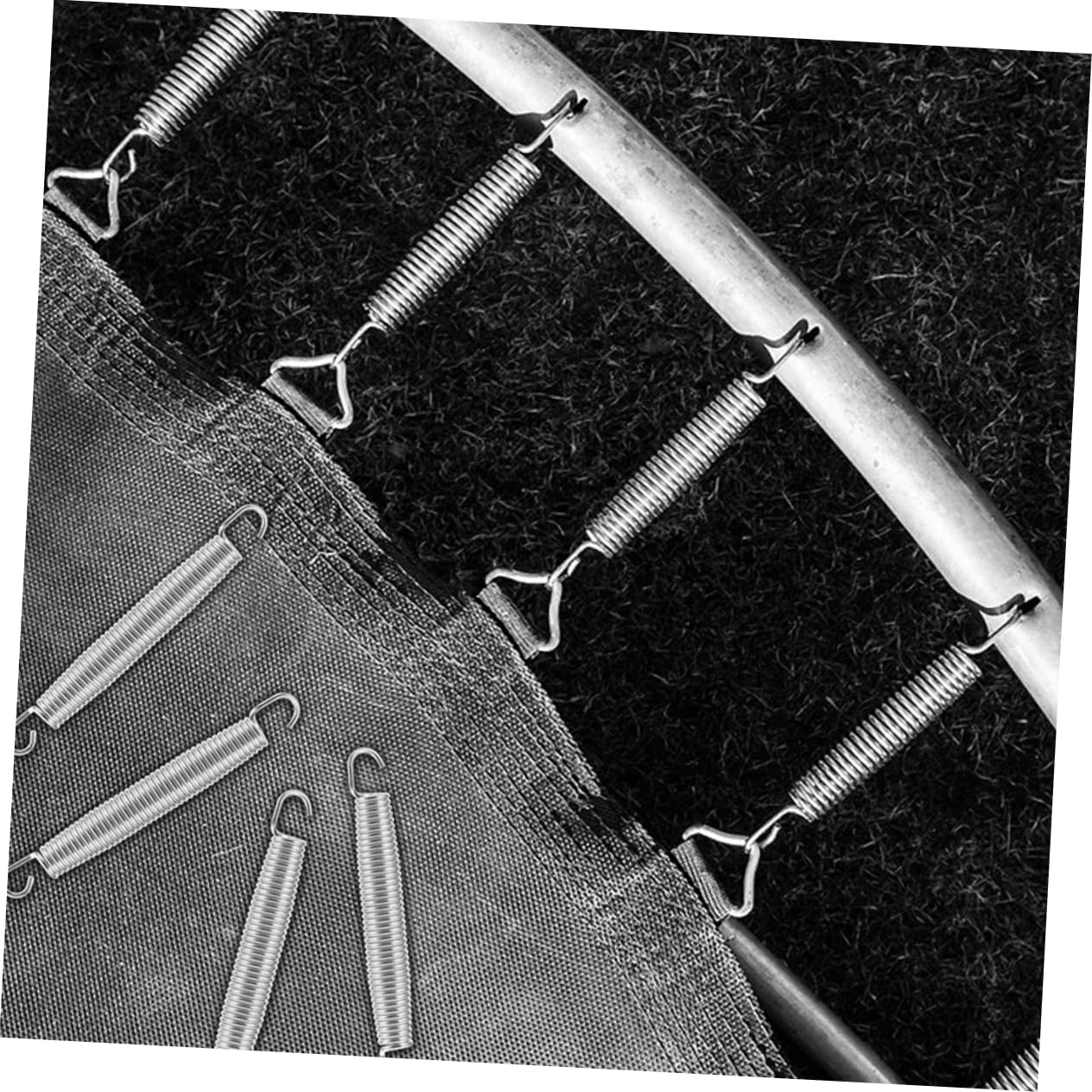 Happyyami Federn Für Trampoline Metallfedern Als Ersatz Kleine Zugfedern Mit Schlepphaken Praktische Federersatzteile Für Sprunggeräte