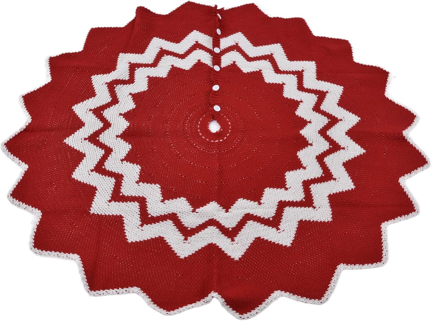 DAUERHAFT Xmas Tree Carpet, Odorless Christmas Tree Mat