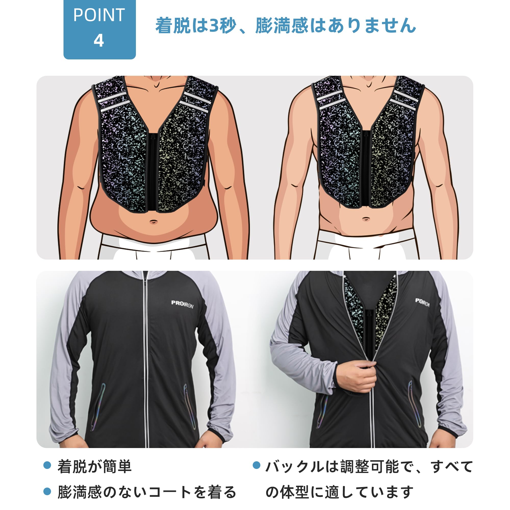 Amazon | PROIRON ウェイトベスト10kg 重り ベスト トレーニング
