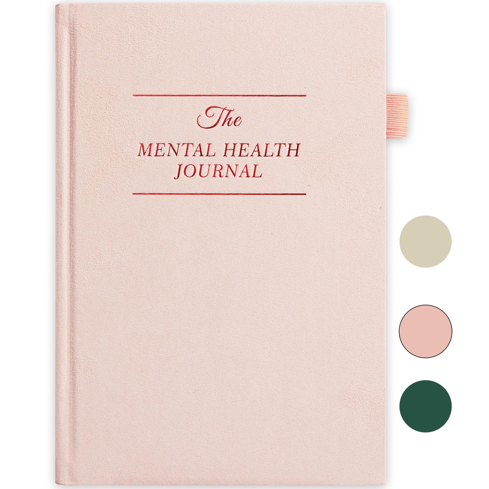 Excefore Empower Your Mind: A5 Self-Care Journal for Women - Wellness Prompts for Happiness, Mindfulness & Personal Growth - Stress Relief & Mental Health Boost - Stylish Pink Cover