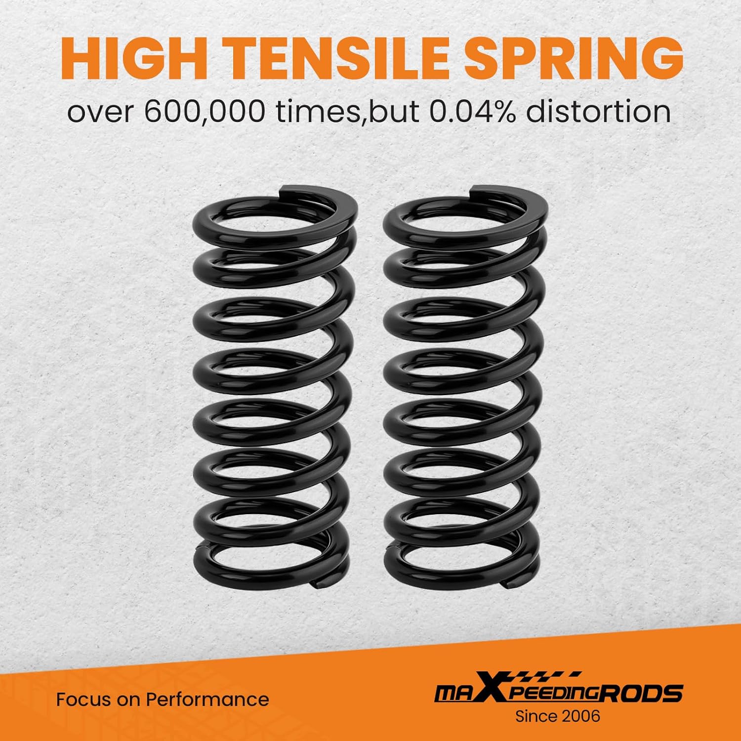 Close-up of high tensile springs