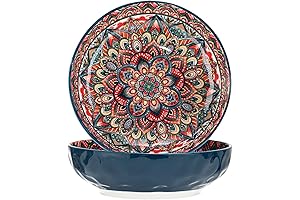 Boho Large Serving Bowls: Vibrant Bohemian Bowls for Every Occasion