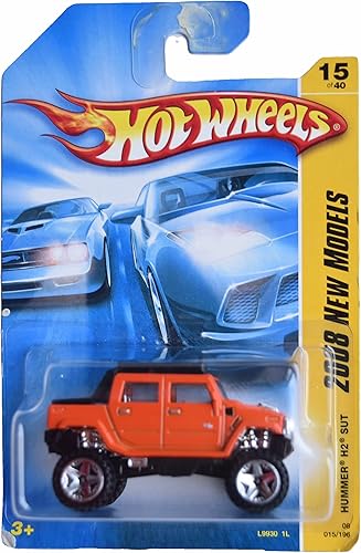 Hot Wheels Hummer H2 SUT - Camión fundido a presión a escala 1:64, adulto, hombre, fantasía, 3 pulgadas