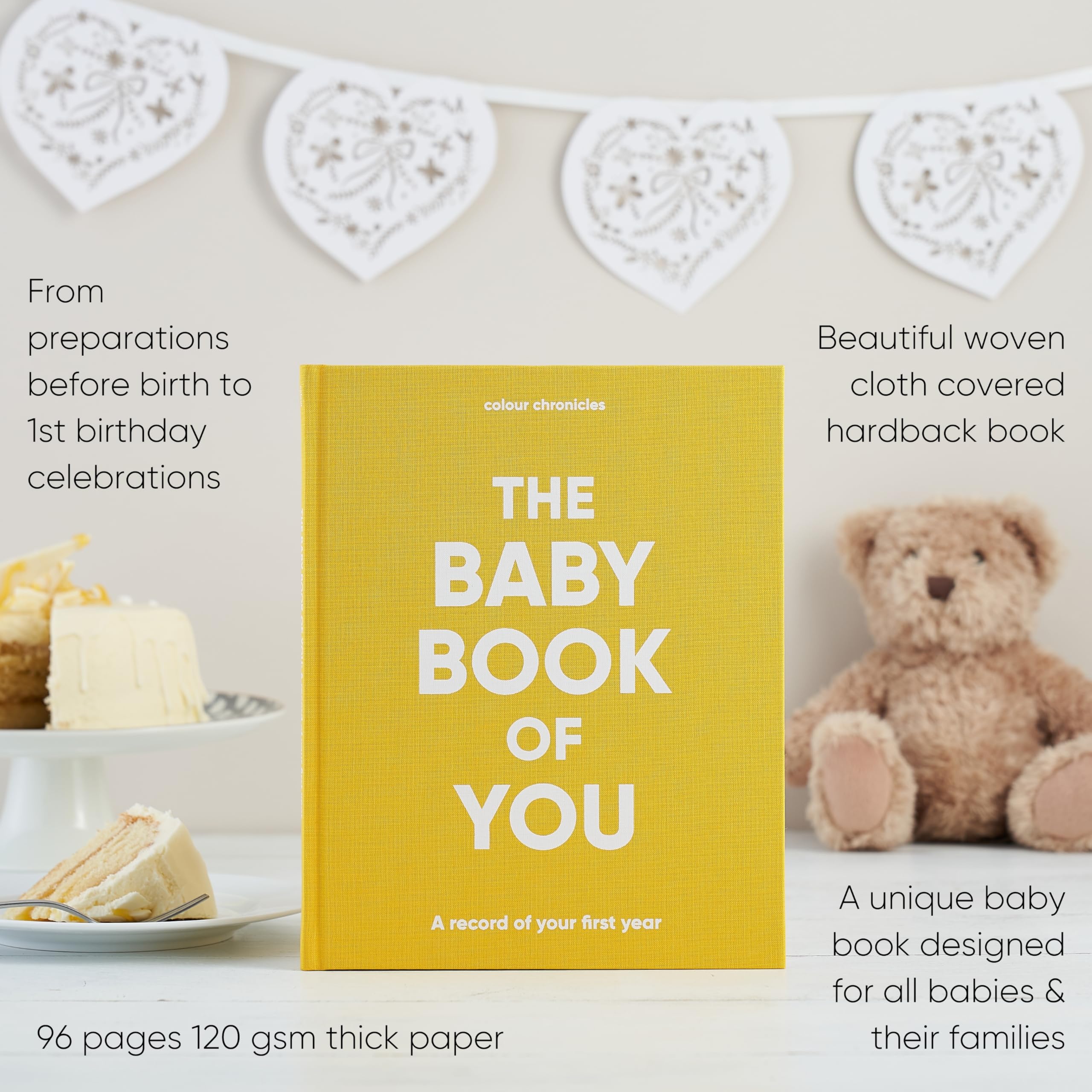 Colour Chronicles - Baby Book of 1st Year, Yellow, Medium - Image 2