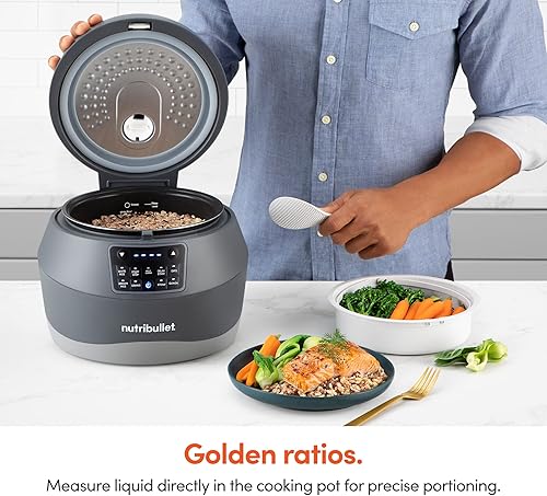 Miniatura 5 de nutribullet EveryGrain Cooker, 11 pulgadas de profundidad x 11 pulgadas de ancho x 9 pulgadas de alto