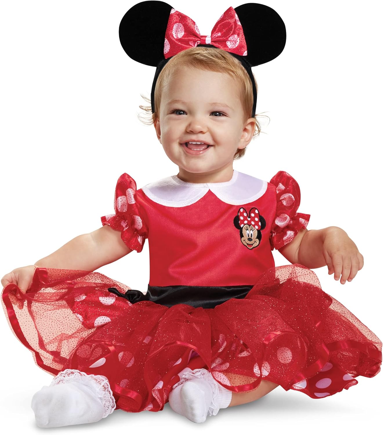 Disguise Baby girls Disney Baby Minnie Mouse Infant Child Costume, Red, 12-18 Months US : Clothing, Shoes & Jewelry