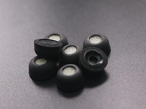 Miniatura 7 de Jun-02 Puntas de espuma viscoelástica premium compatibles con auriculares inalámbricos, sin dolor de silicona en las orejas, punta antideslizante