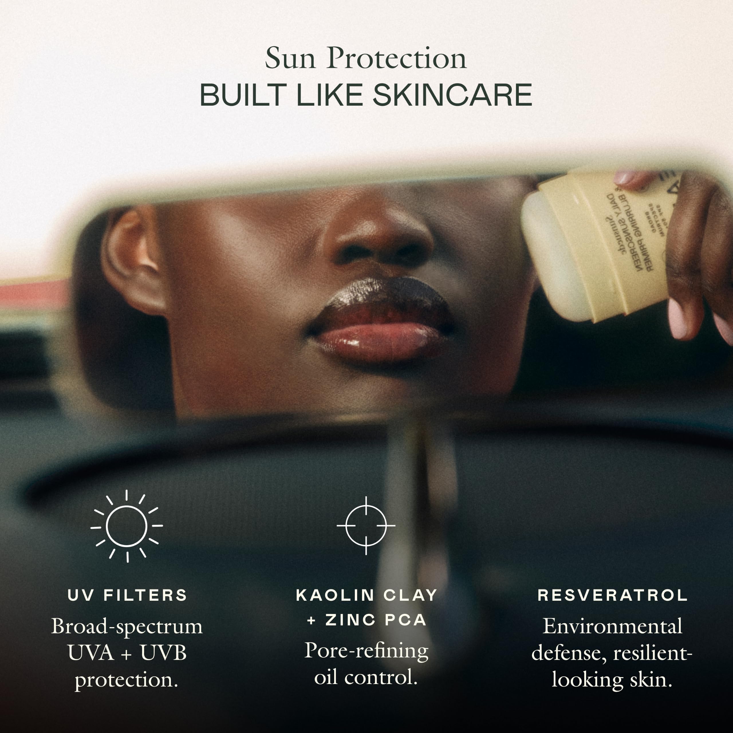 EADEM Korean Face Sunscreen Stick, SPF 50+ Blurring Primer, No White Cast