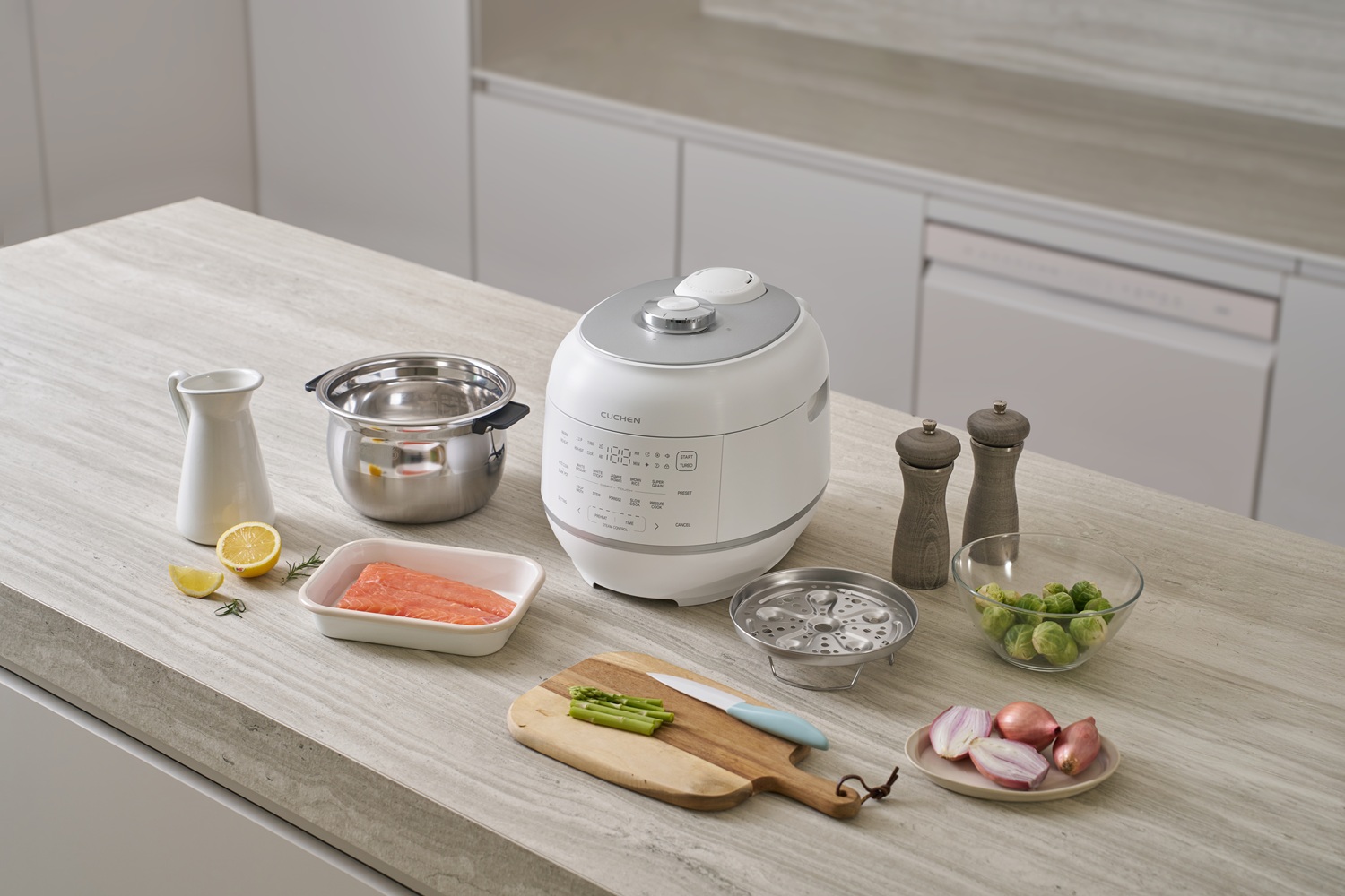 Amazon.com: Cuchen 10-Cup Premium IH Pressure Rice Cooker with