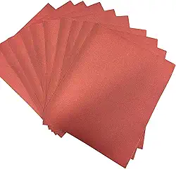 Lixa Grão 220 – Kit com 10 Folhas 22,5×27,5 cm – Acabamento Fino para Madeira, Massa, Gesso, Pintura e Reforma