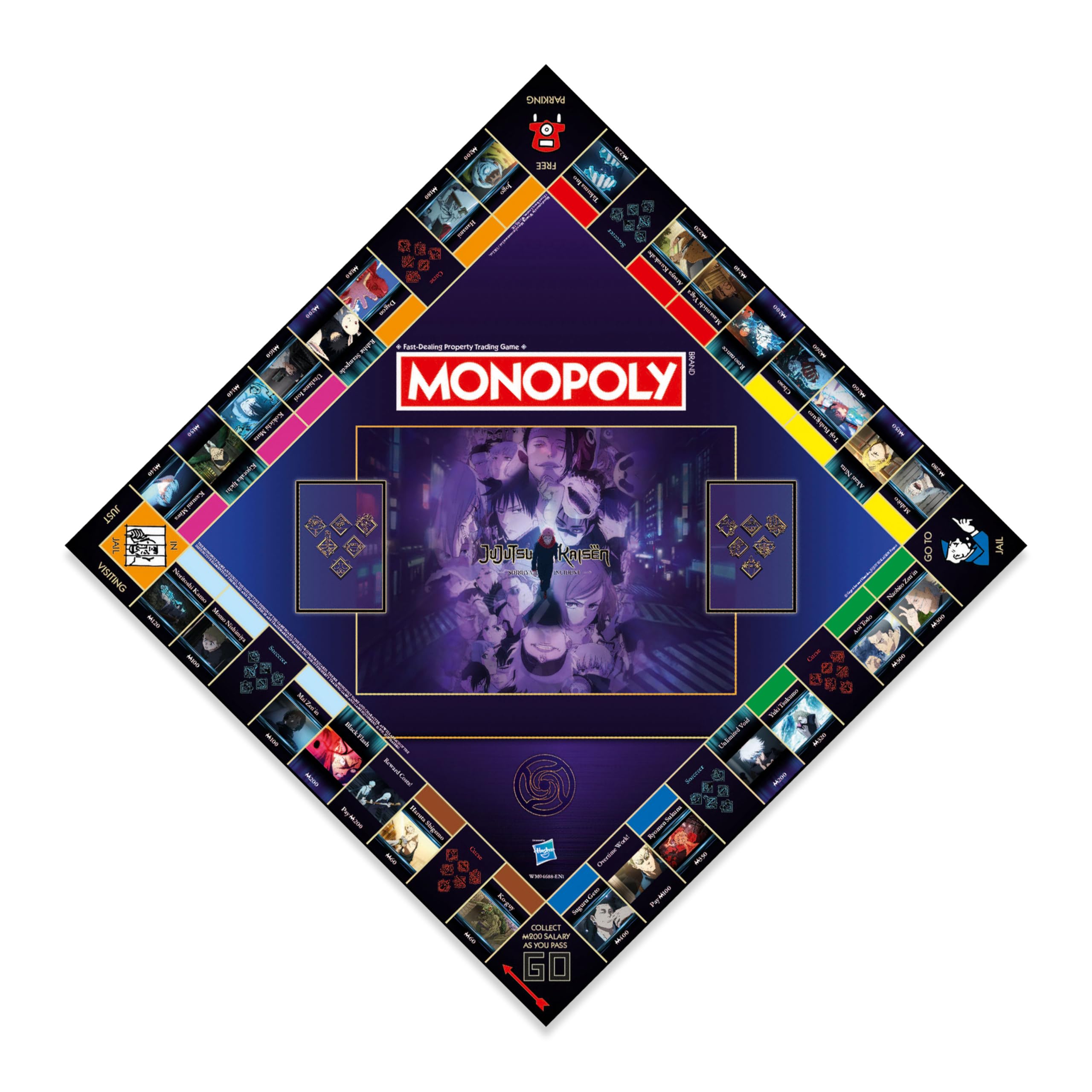 Winning Moves Jujutsu Kaisen Monopoly classic board game is perfect for 2-6 players and makes a great gift for fans aged 14 and up - Image 4