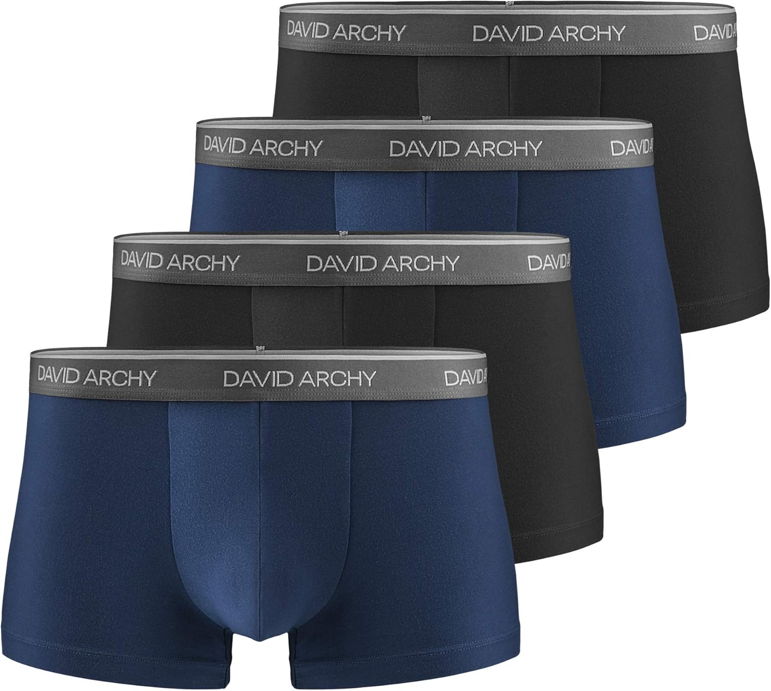 David Archy Heren Boxers Heren Slips Heren Trunks Ondergoed Bamboe Heren Boxer Shorts Multipack Ultra Zacht En Ademend Xxl Amazon Nl
