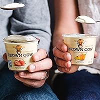 Vista 5 de Brown Cow Cream Top Vanilla Whole Milk Yogurt, 5.3 oz. Cup - Creamy, Delicious Yogurt