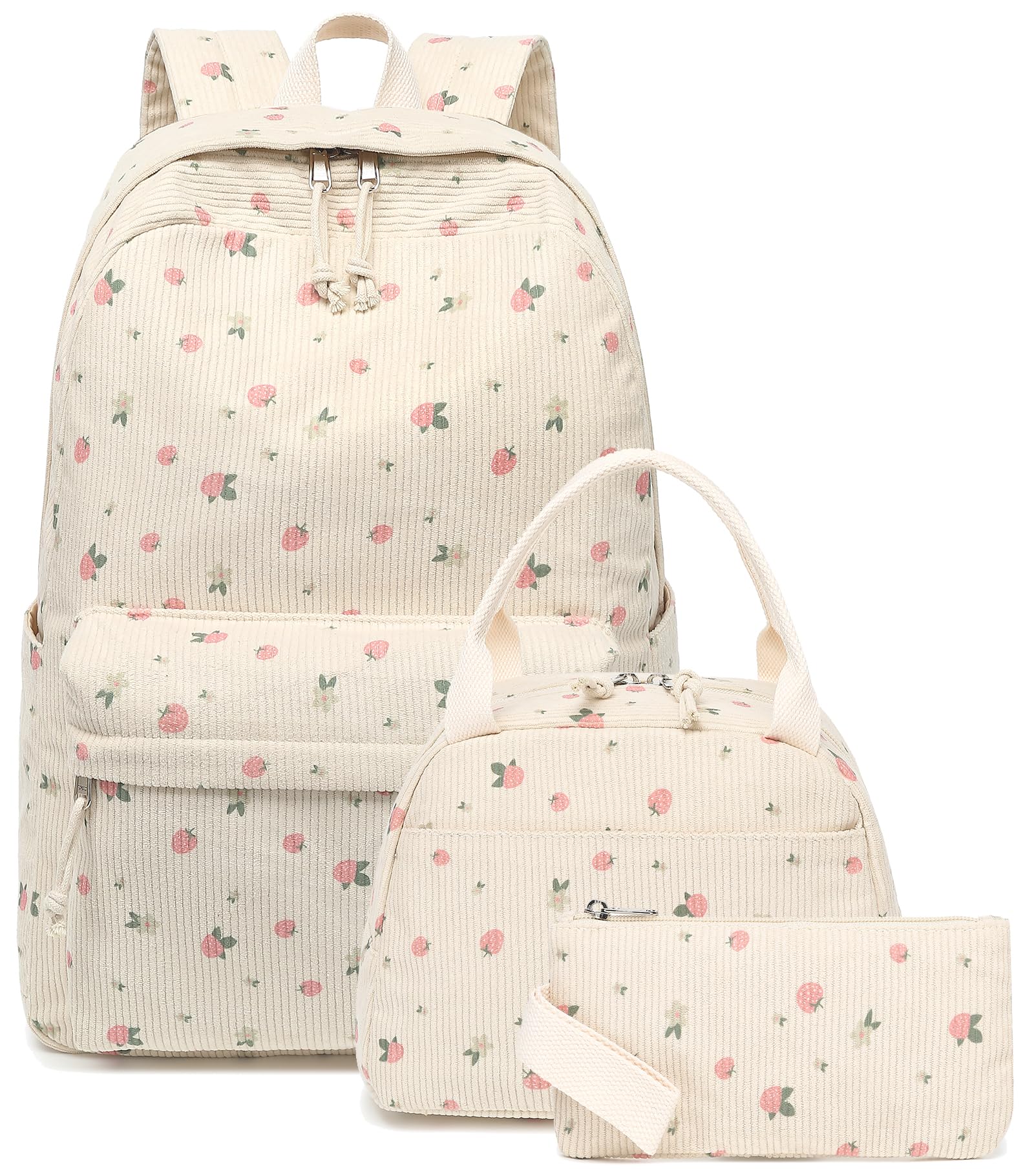 BTOOP School Backpacks for Teen Girls Bookbags Lightweight Kids Backpack School Bags Set with Lunch Box Pencil Case