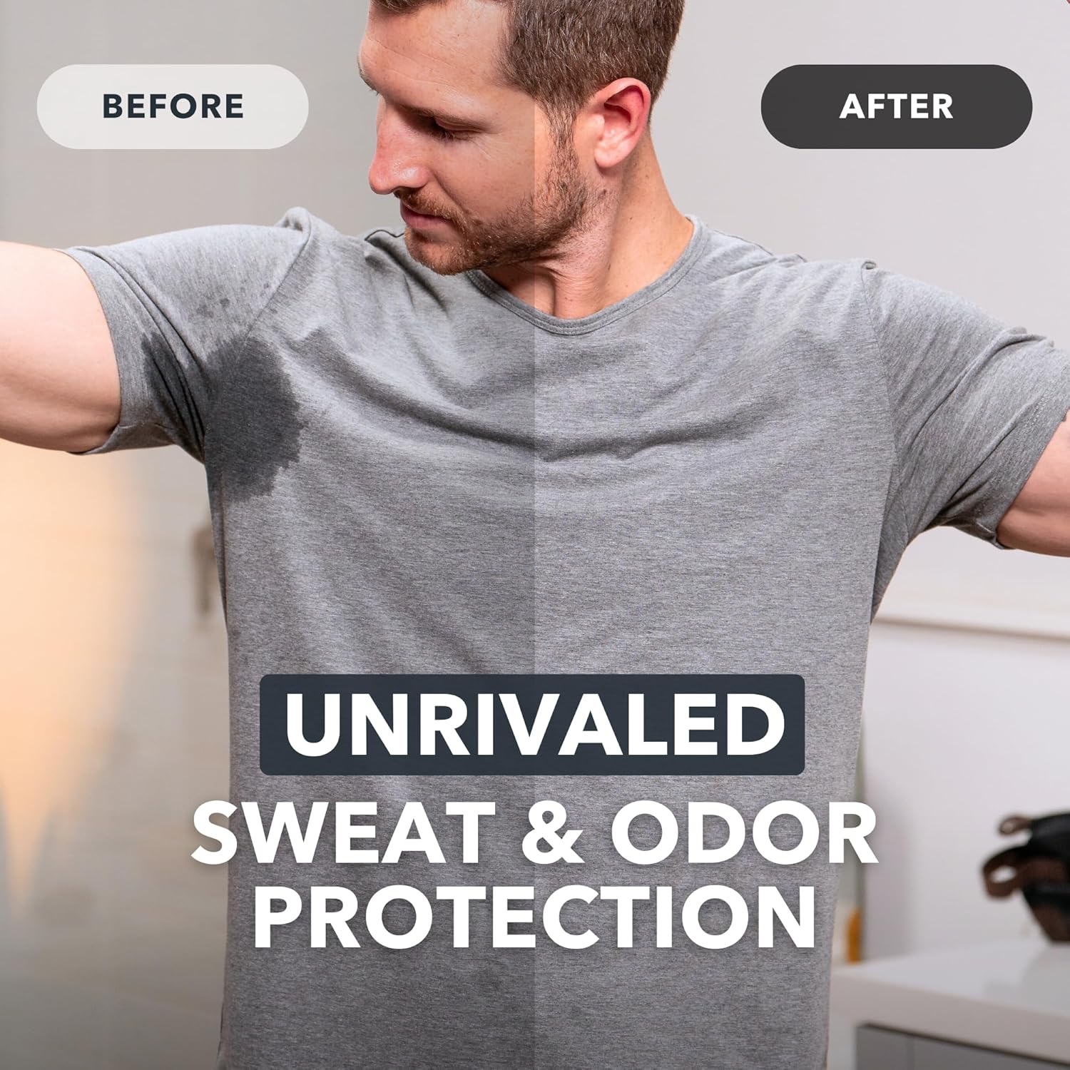 SweatBlock Clinical Strength Antiperspirant and Deodorant System for Men and Women Roll-On 1.2 fl oz for Sweat Control Plus 2.7 oz Stick for 48 Hour Odor Protection Hyperhidrosis Treatment Kit - Image 6