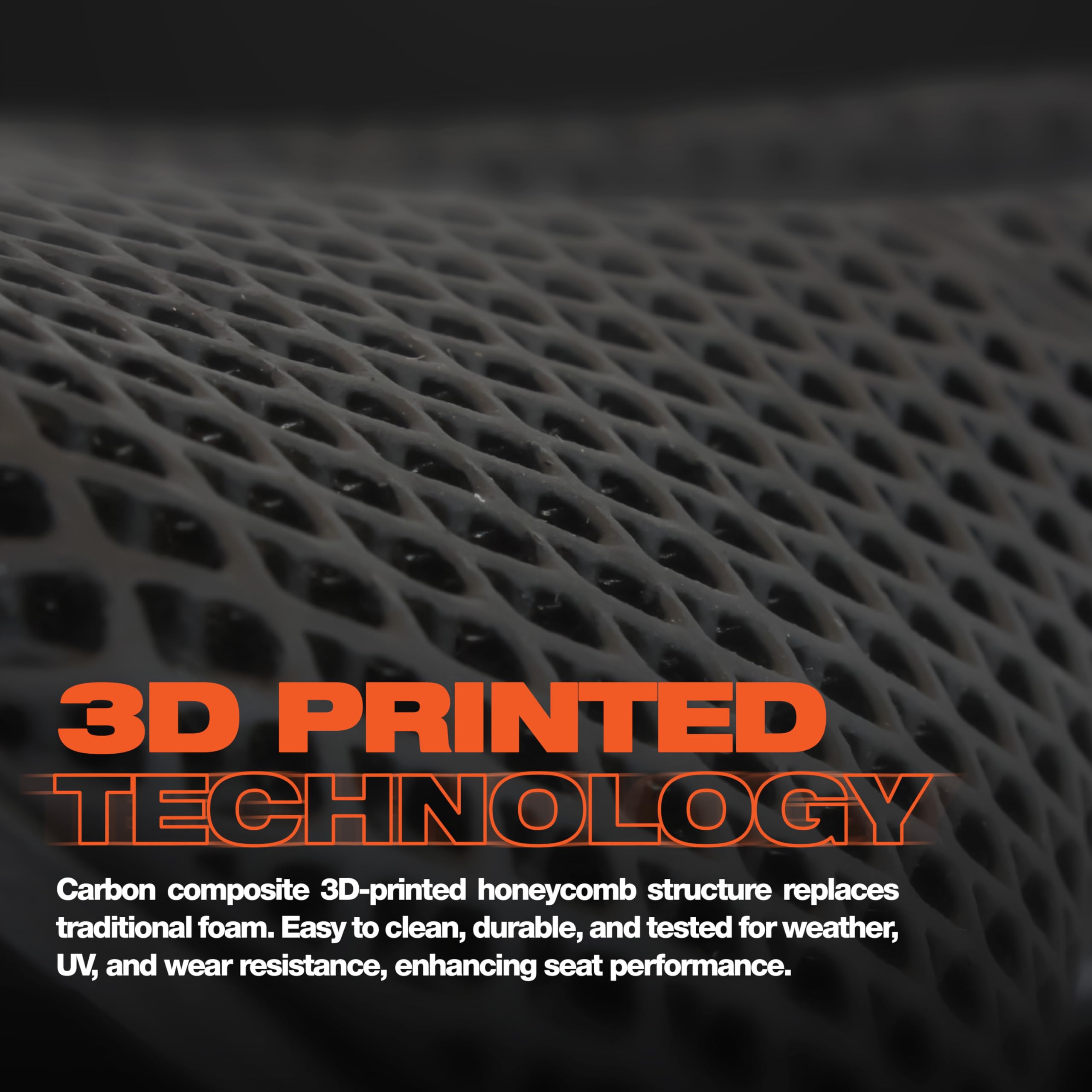 IMPALAPRO Sillín de Carbono Impreso en 3D Ultraligero 250x140mm — Sillín 3D T800 Firmeza Alta - Sillín Bicicleta Carbono con Hueco Ergonómico Transpirable — Raíles Ovalados 7x9mm