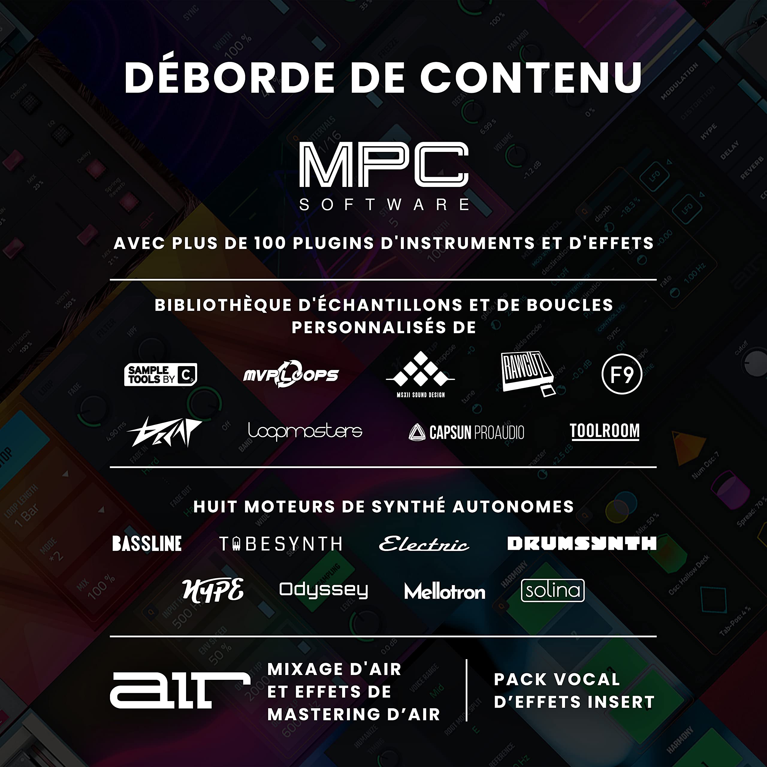 Akai Professional MPC Studio - Contrôleur MIDI Beat Maker avec 16 pads RVB sensibles à la vélocité, logiciel MPC, Touch Strip assignable et écran LCD