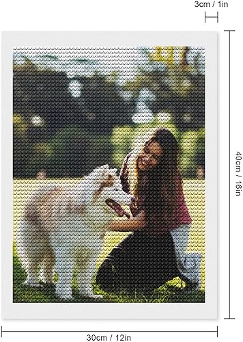 Miniatura 2 de Oznufi Kits de pintura de diamantes personalizados para adultos, taladro completo personalizado 5D, arte de diamantes con foto personalizada,
