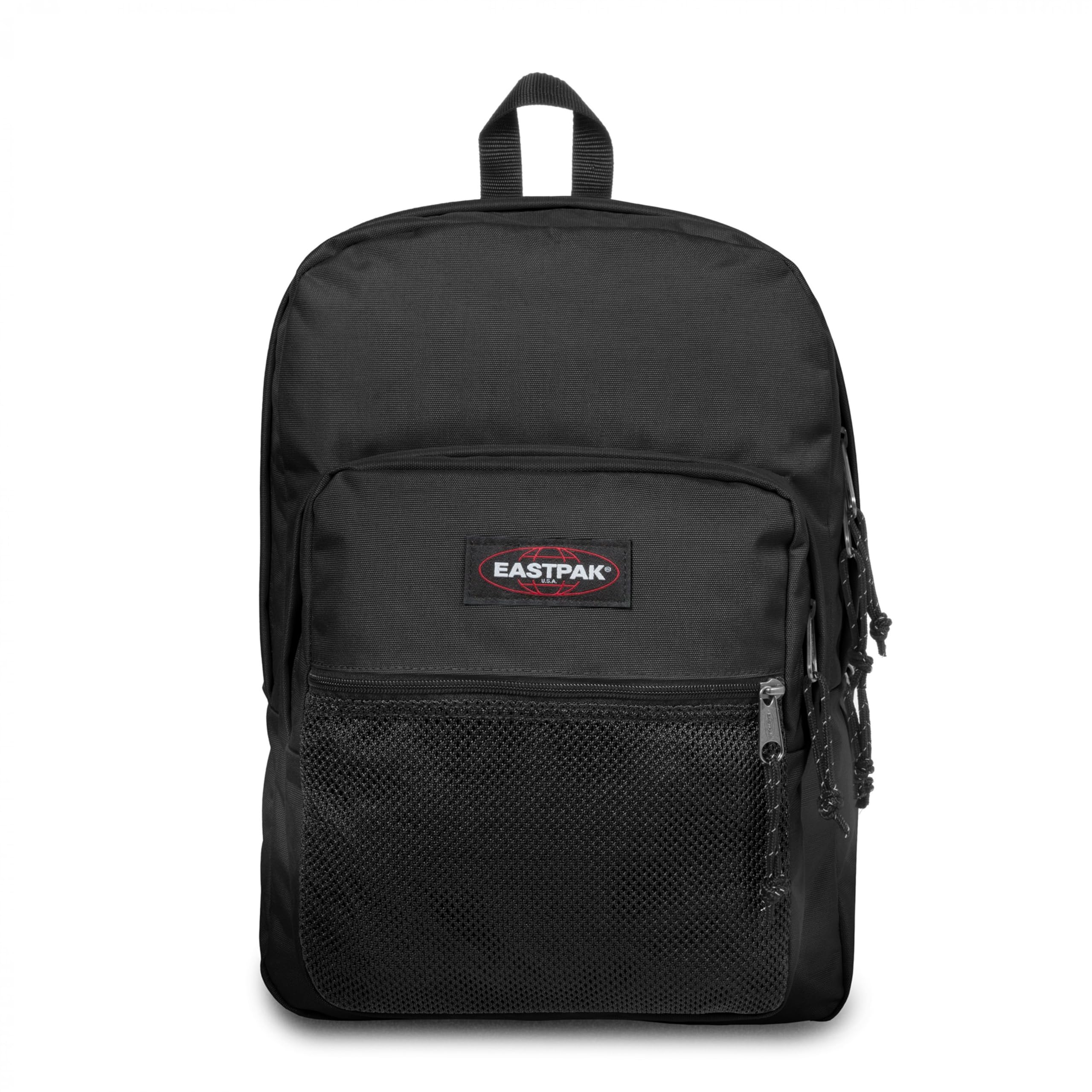 Pinnacle – 38L Everyday Backpack with Dual Compartments, Organizer Front Pocket, Padded Back Panel & Shoulder Straps, Black
