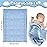 Frienda 4 Pcs Baby Fuzzy Blanket Fluffy Baby Blanket for Boys Girls Soft Warm Infant Newborn Toddler Receiving Nursery Bed Supplies, 32 x 24 Inch(Elegant Color)