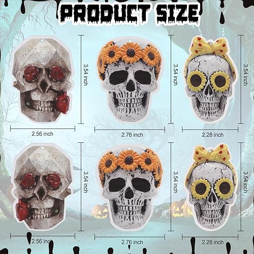 Miniatura 2 de Ambientadores para automóvil, 6 unidades de monstruo azul, Shiba Inu, lindo ambientador colgante de espejo retrovisor para automóvil, aroma colgante