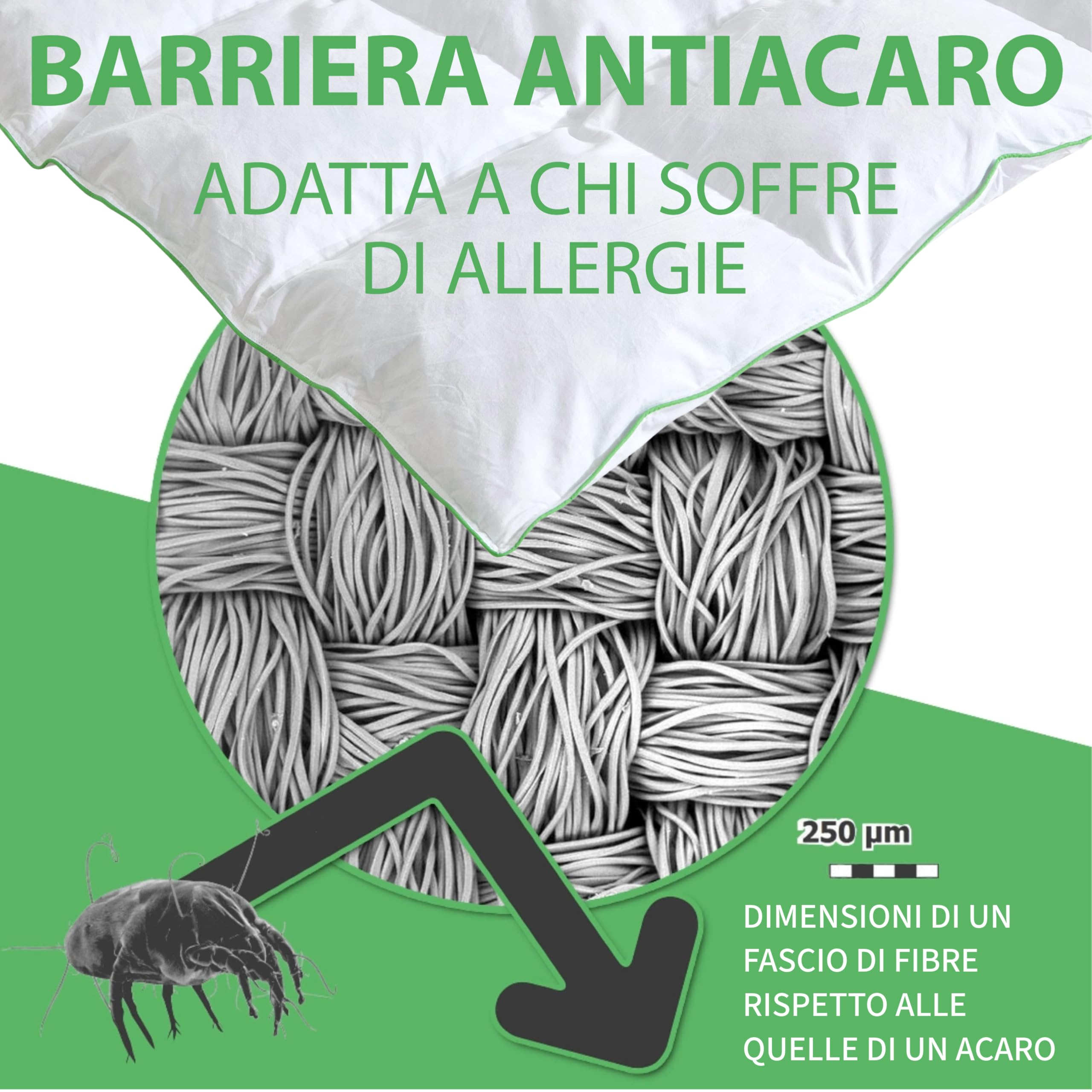 Welldora Comfort Piumone Letto Matrimoniale XL 250x220 | Piumino 4 Stagioni Caldo e Leggero | 100% Piuma e Piumino Naturale | Morbido, Anallergico, Certificato Oeko-Tex | Da usare con Copripiumino