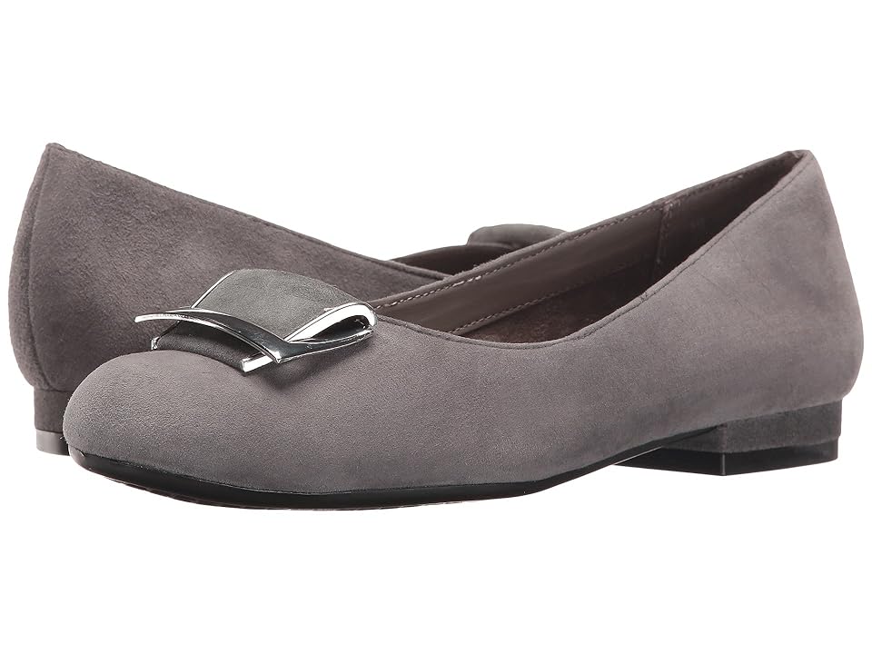 

Aerosoles Good Times (Dark Gray Suede) Women's Flat Shoes