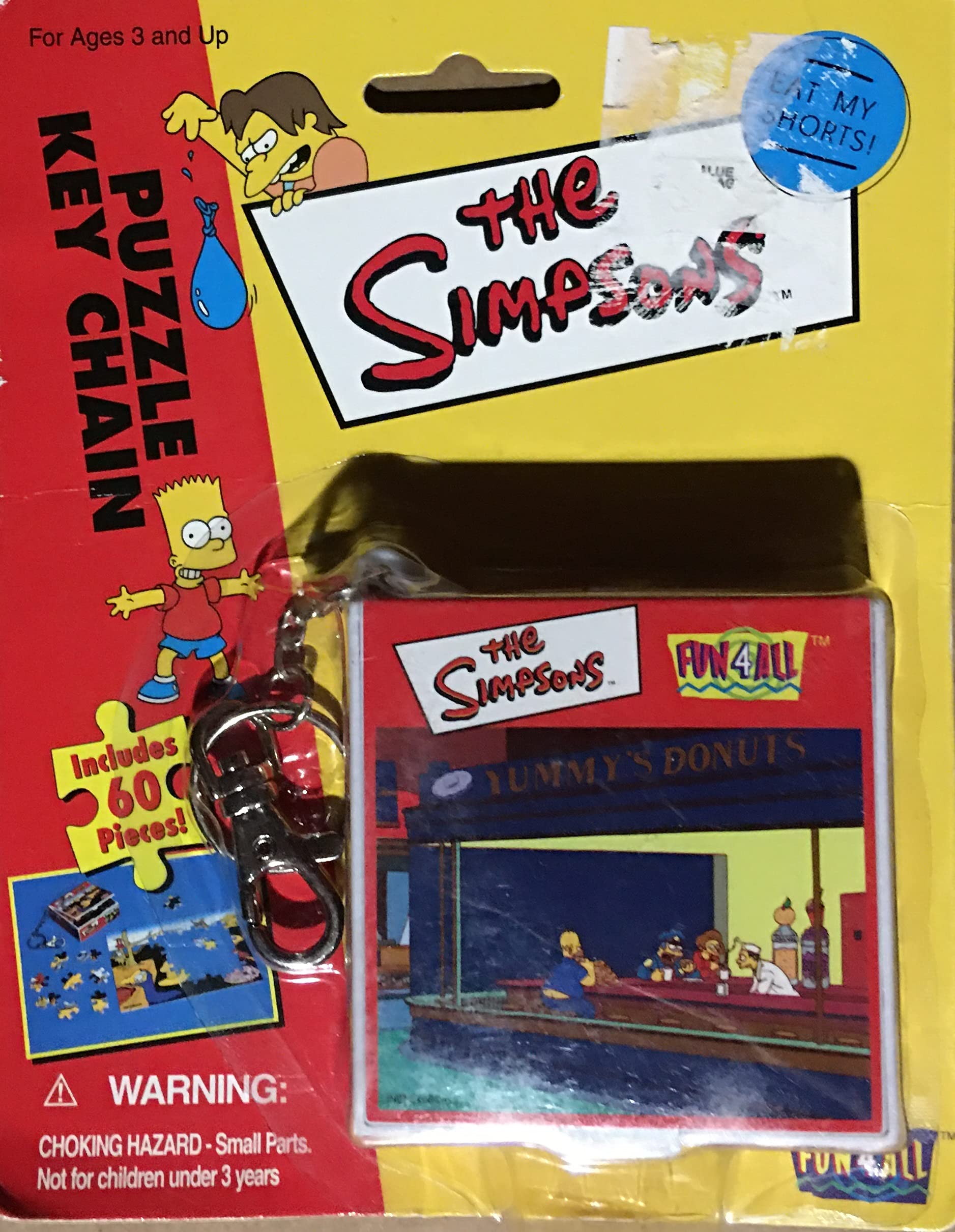 The Simpsons 60 Piece Jigsaw Puzzle Keychain Key Chain (Assorted Styles)