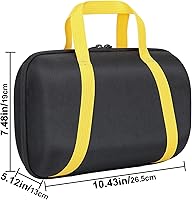 Vista 6 de co2CREA Funda rígida compatible con Ultimate Ears UE EPICBOOM Altavoz Bluetooth inalámbrico portátil, funda negra