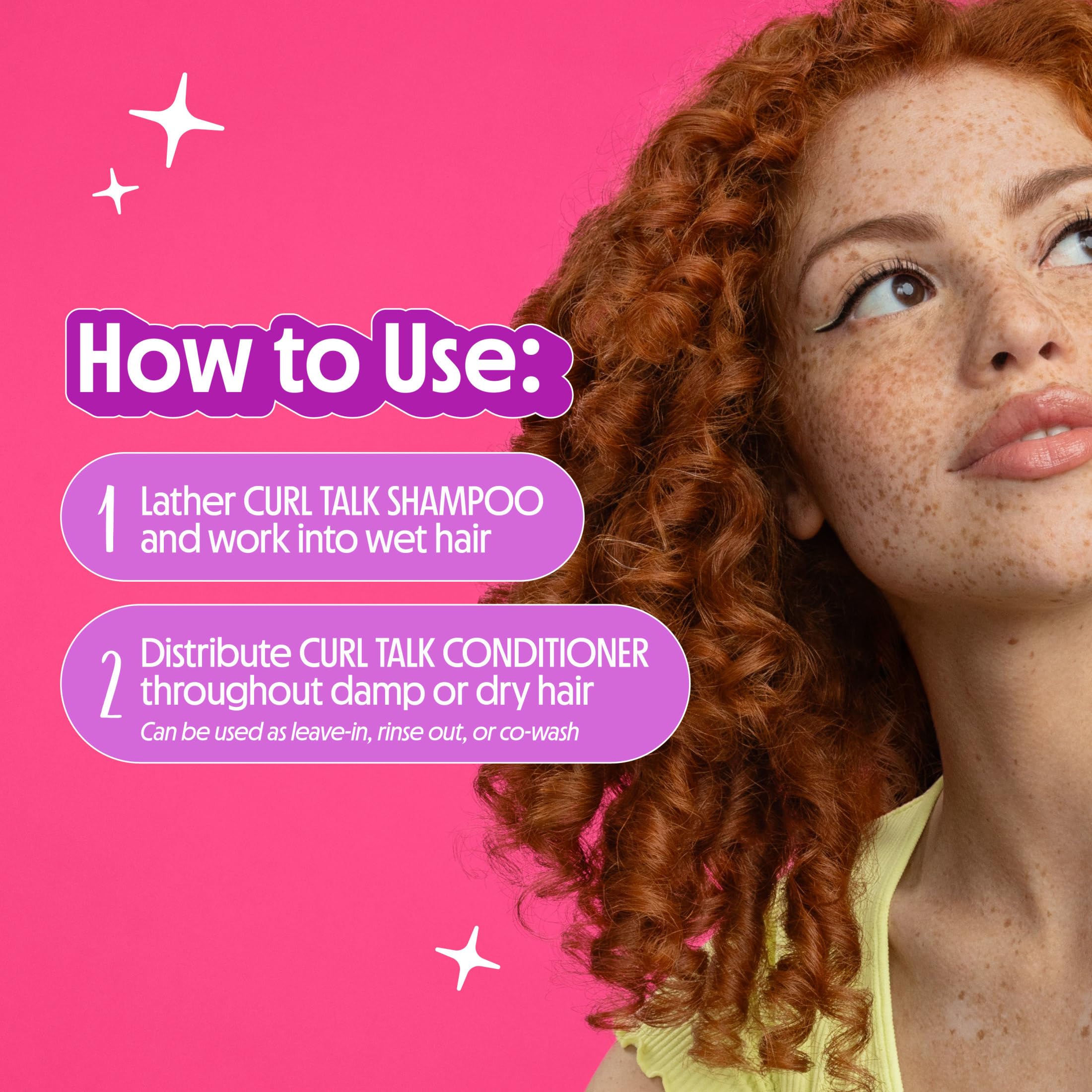 Not Your Mother's Curl Talk Lot de 2 shampoings et après-shampoing pour cheveux bouclés 355 ml