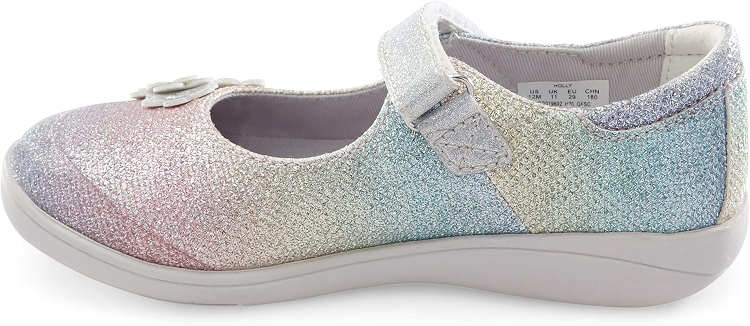  | Stride Rite Holly Mary Janes Dress Shoes for Girls, Multi, 2 Little Kid | Flats