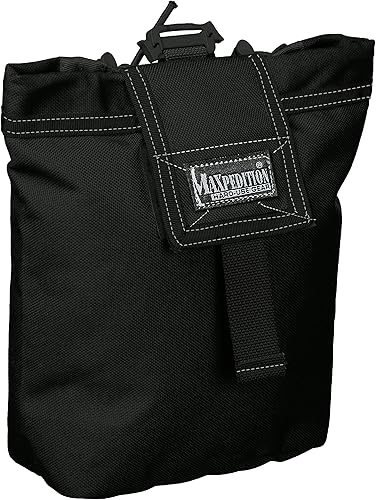 Maxpedition Rollypoly MM bolsa para desechos plegable., negro, talla única
