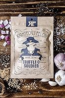 Vista 4 de Righteous Felon Carne seca de res - Sabor Truffle-O-Soldier - Cecina totalmente natural - Cecina de res seca y de origen local - Bajo en azúcar