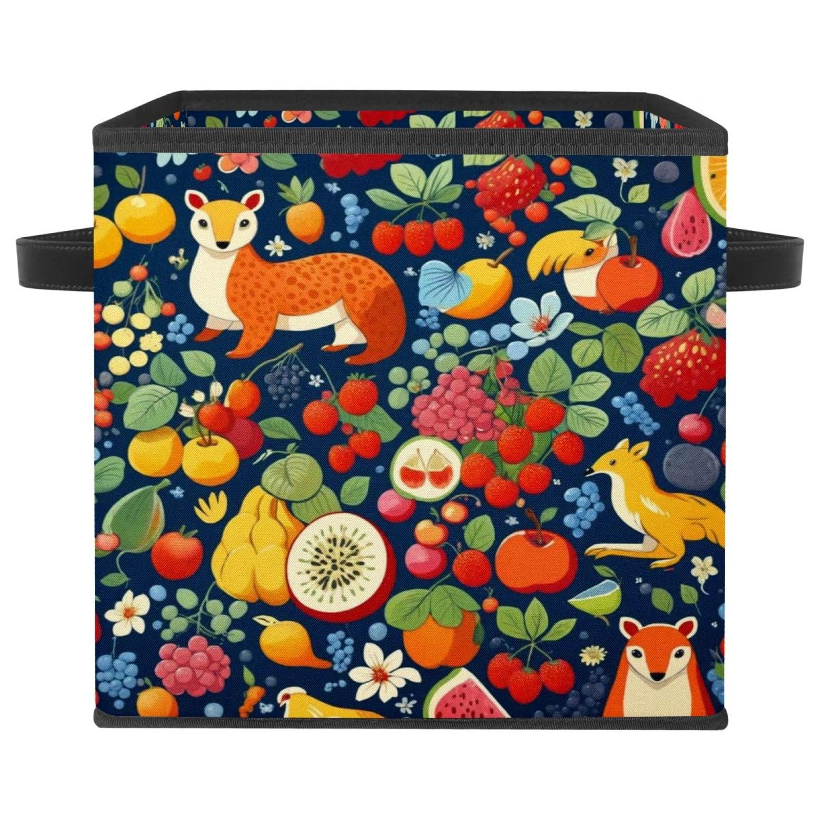 Boîte de rangement motif animaux pour organiser la chambre d'enfant