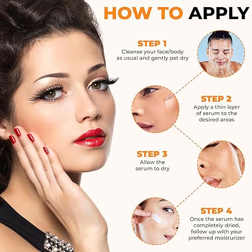 Miniatura 5 de Suero de vitamina C al 20% de 1.0 fl oz - Fórmula de máxima resistencia - Retinol, ácido hialurónico, colágeno - Tratamiento para cara y ojos,