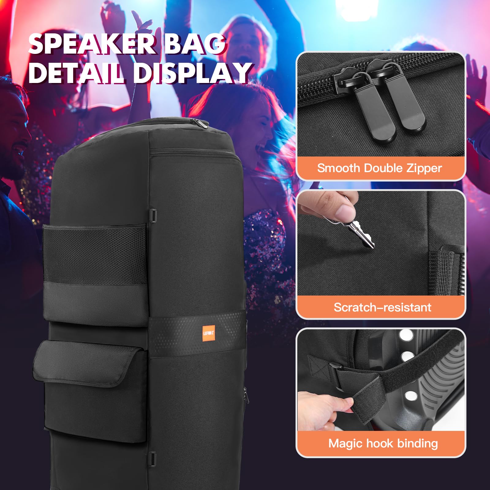 Custodia per altoparlanti compatibile con JBL PartyBox Ultimate, custodia antipolvere per altoparlante portatile, adatta per JBL PartyBox Ultimate, per viaggi all'aperto, solo copertura