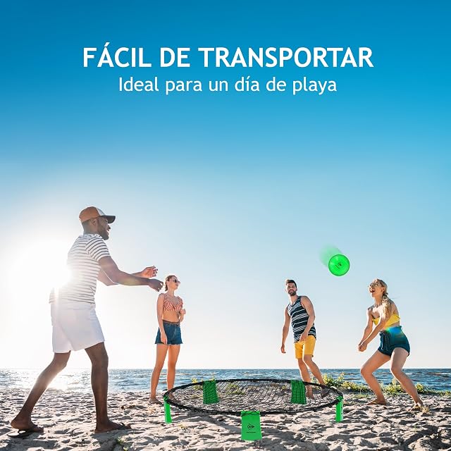 Foto 6 de 7 de DUNLOP Spyderball - Incluye Pelota, Bomba y Bolsa de Viaje - MAX. 4 Jugadores