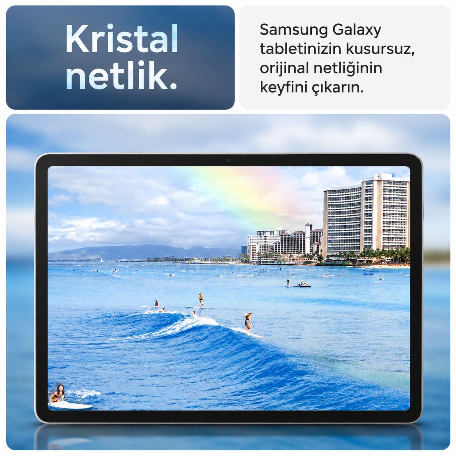 Engo Samsung Galaxy Tab S10 Lite 10.9 İnç İle Uyumlu Ekran Koruyucu 9H Temperli Kırılmaz Esnek Nano Cam, Çizilmeye Ve Darbeye Dayanıklı Koruma, Hd Şeffaf